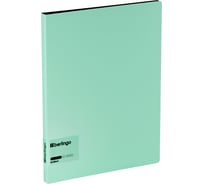 Папка Berlingo c зажимом instinct а4, пластик, 17мм, 700мкм, с внутр. карманом, мятный FSc_A4520