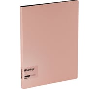 Папка Berlingo c зажимом instinct а4, пластик, 17мм, 700мкм, с внутр. карманом, фламинго FSc_A4513