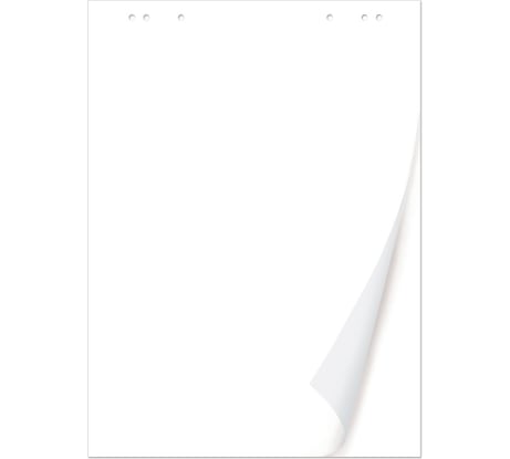 Блокнот для флипчарта, 50 листов, чистые 67,5х98 см, 80 г/м2, BRAUBERG 128648