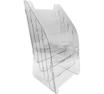 Настольная вертикальная подставка под буклеты Attache А5, на 4 отделения, пэт БП 40452 1679107