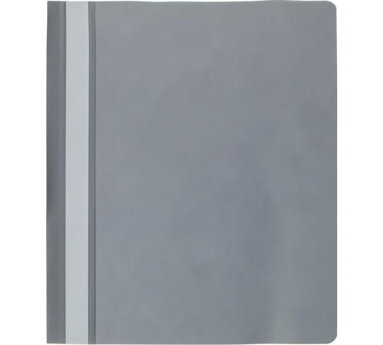 Пластиковый скоросшиватель Attache Metall 200 мкм, А4, 4 штуки, сиреневый, зеленый, серый, синий 1688154