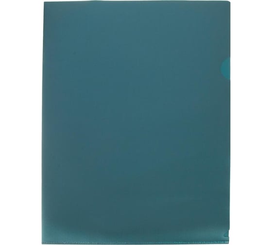 Папка уголок Attache Metallics А4, 200 мкм, 4 штуки, сиреневый, зеленый, серый, синий 1688155