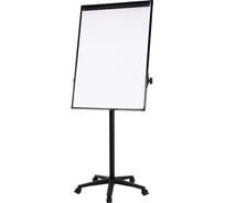 Флипчарт DELI EV130 лак, 75x106.7 см, на роликах, белый/черный 1887014