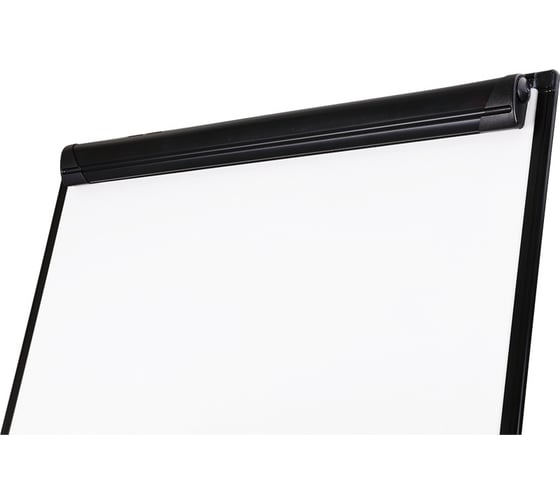 Флипчарт DELI EV130 лак, 75x106.7 см, на роликах, белый/черный 1887014