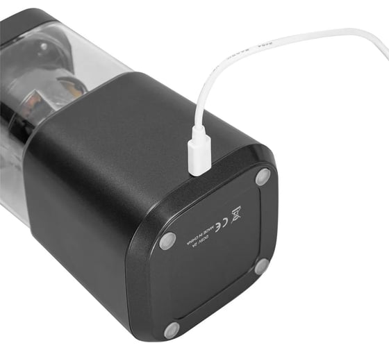 Электрическая точилка для карандашей DELI E71203-GY 1 отверстие, пластик, темно-серая 1658073