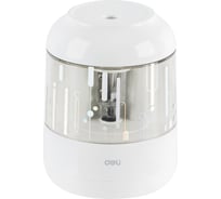 Электрическая точилка для карандашей DELI EH508-WH 1 отверстие, пластик, белая 1835497
