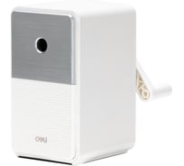 Механическая точилка для карандашей DELI 71160White 1 отверстие, пластик, белая 1863062