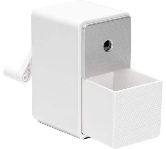 Механическая точилка для карандашей DELI 71160White 1 отверстие, пластик, белая 1863062