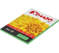 Цветная бумага Комус color зеленый интенсив альтернатива, 80 г, а4, 100 л 1656666