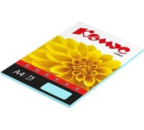 Цветная бумага Комус color океан пастель, 80г, а4, 50 л. 619945