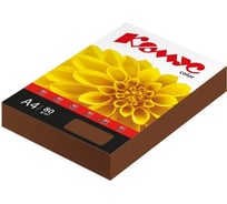 Цветная бумага Комус color шоколад интенсив, 80 г, а4, 500 л 619980