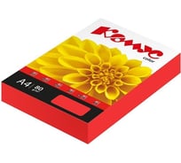 Цветная бумага Комус color красный интенсив, 80 г, а4, 500 л 619959