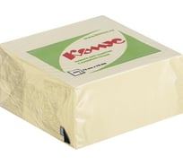 Стикеры с клеевым краем куб 76x76 желтый 400л Комус 154925