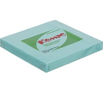 Стикеры Комус с клеевым краем, 76x76, голубой, 100 л 1013129