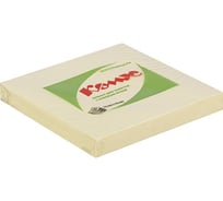 Стикеры Комус z-сложения, с клеевым краем, z-блок, 76x76, желтый, 100 л 154923