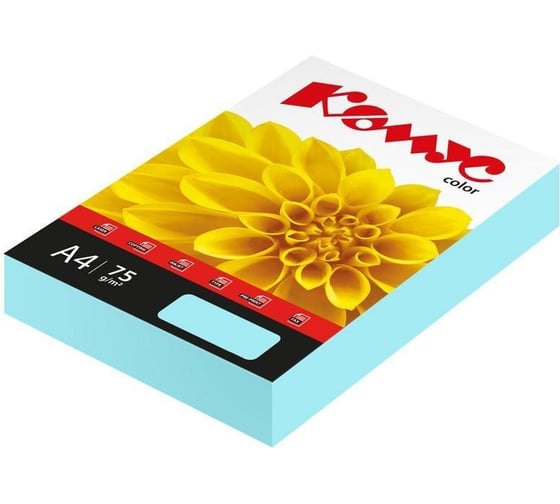 Цветная бумага Комус color океан пастель, 80 г, а4, 500 л 619947 1