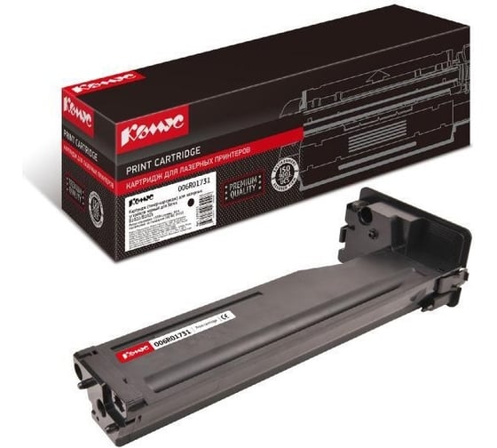 Тонер-картридж Комус 006r01731 черный, для xerox b1022b1025 1293311 1