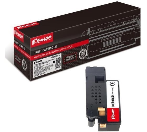 Лазерный картридж Комус 106r01634 черный, для xerox ph60006010 855987 1