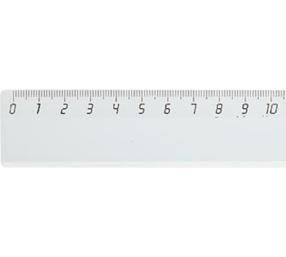 Линейка Комус 30 см, 2 шт., прозрачная, бесцветная 744216