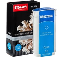 Струйный картридж Комус 728 f9j67a голубой, 130 мл, для dj t730t830 1614514