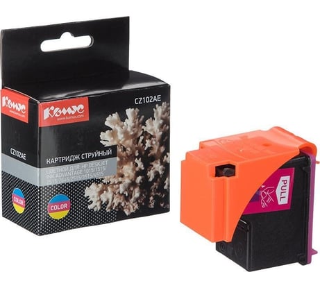 Струйный картридж Комус 650 cz102ae цветной, для dj ink advantage 25153515 1613703
