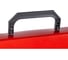 Папка-портфель Комус 1 отделение, А4, пластик, 0.7мм, красный/черный 993213 4