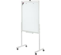 Флипчарт Комус магнитно-маркерный, 70x100 двусторонний, на роликах 1023832
