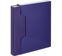 Файловая папка с вкладышами Комус 80шт, синий 993227