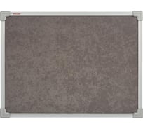 Текстильная доска софтборд Комус 100x150, серый агат 934479