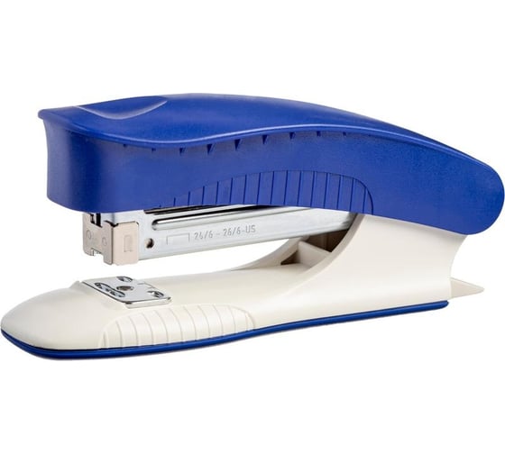 Степлер Комус psbl2425 №246-266, до 25 листов, пластик, синий 1271898 1