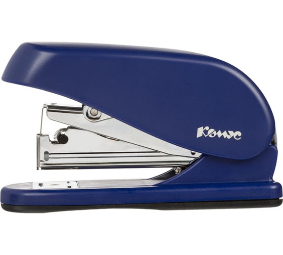 Степлер Комус light-force half strip n246, до 25 листов, энергосберегающий, синий 162716