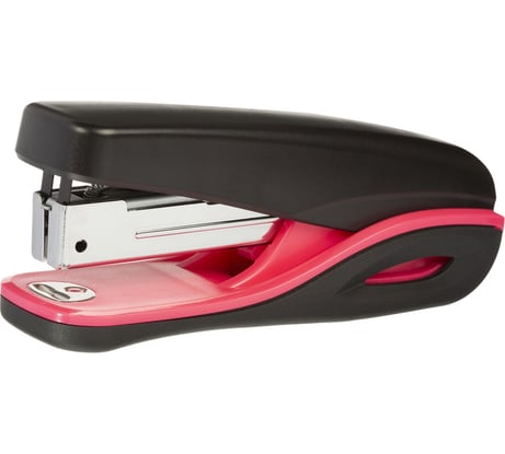 Степлер Комус linea №246 1144, черно-розовый, до 20 листов 390554