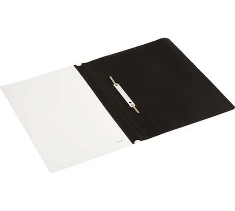 Пластиковый скоросшиватель Комус а4, черный, 1810 164391