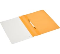 Пластиковый скоросшиватель Комус А4, оранжевый 1810 164392