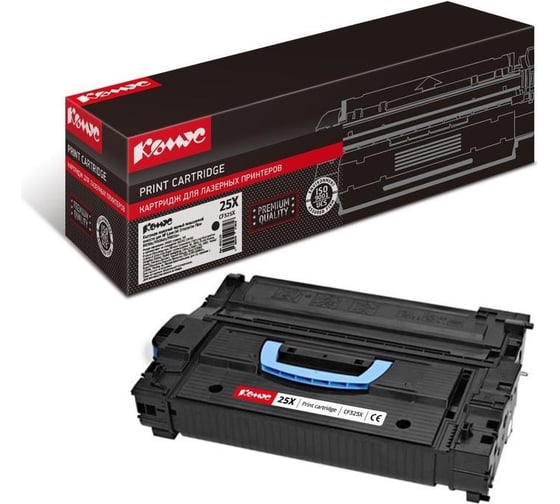 Лазерный картридж Комус 25x cf325x черный, повышенная емкость, для hp m830zm806 856125 1