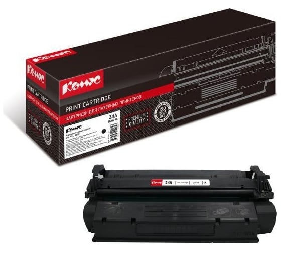 Лазерный картридж Комус 24a q2624a черный, для нр laserjet 1150 855813 1