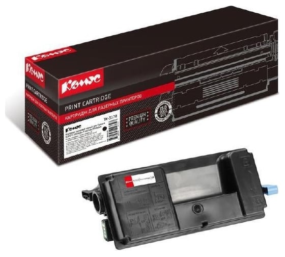 Лазерный картридж Комус tk-3170 черный, для kyocera ecosys p305030553060dn 1004699 1