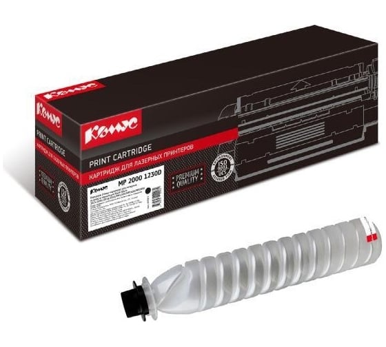 Лазерный картридж Комус 1230d черный, для ricoh2015201620182018d 855971 1
