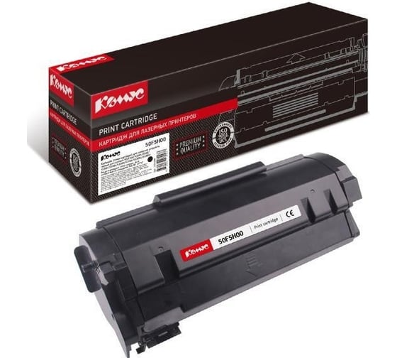 Тонер-картридж Комус 50f5h00 черный, для lexmark ms310410510 1311504 1