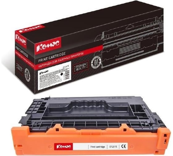 Лазерный картридж Комус 37x cf237х черный, повышенная емкость, для hp m609631632 1296563 1