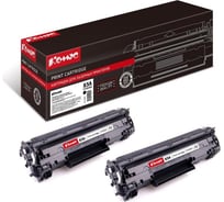 Лазерный картридж Комус 83a cf283ad черный, для hp lj pro m201, 2 штуки 856087