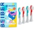 Детские насадки BEIBER sonic kids с колпачками для щеток philips, 4 шт. PHILIPS_kids(4) 1
