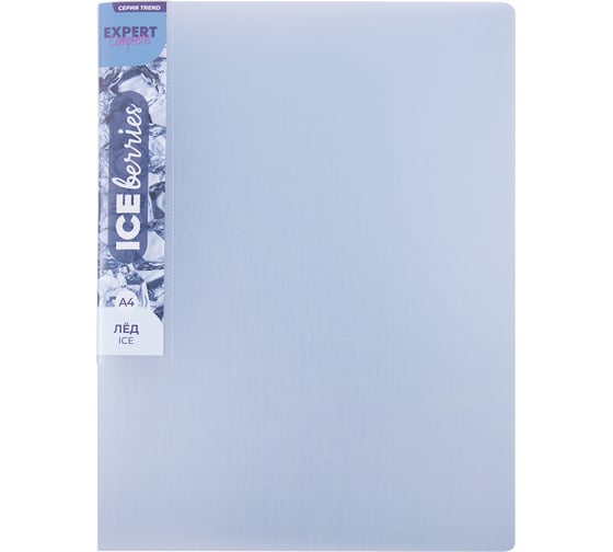 Папка Expert Complete с металлическим прижимом A4 Trend ICEberries 700 мкм 20 мм 1 шт лед 709147 1