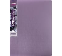 Папка Expert Complete на 4 О-кольцах A4 Trend ICEberries 700 мкм 25 мм 1 шт d - 17 мм ежевика 709199