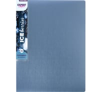 Папка Expert Complete на 4 О-кольцах A4 Trend ICEberries 700 мкм 25 мм 1 шт d - 17 мм голубика 709196