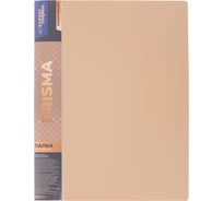 Папка Expert Complete на 4 О-кольцах A4 700 мкм PRISMA 25 мм d - 17 мм бежевый 4 шт 678163