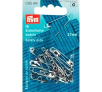 Английские булавки PRYM 16 шт 27 мм 085441 сталь под никель 561938