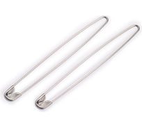 Английские булавки для незакрытых петель PRYM 2 шт 135 мм 081290 сталь под никель 502445