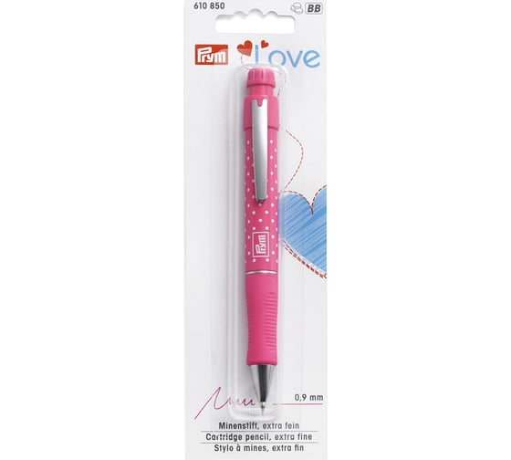 Механический карандаш для маркировки PRYM 610850 PL розовый 562289