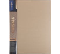 Папка Expert Complete с файлами-вкладышами 4 шт 60 листов A4 40 мкм PRISMA 700 мкм 25 мм бежевый 678179